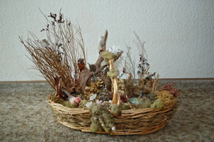 Naturlandschaft im Korb