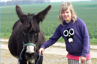 Esel mit Kind